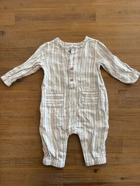 Rylee and Cru Striped Romper NWOT